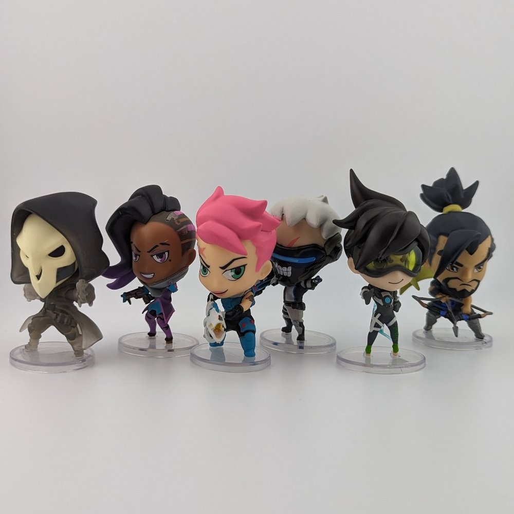 Cute but Deadly Overwatch Mini Figures – Set of 6 (Blizzard Official)